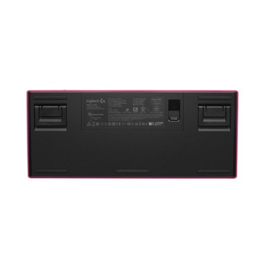 Teclado mecánico Logitech G PRO X TKL Layout FR inalámbrico RGB rosa