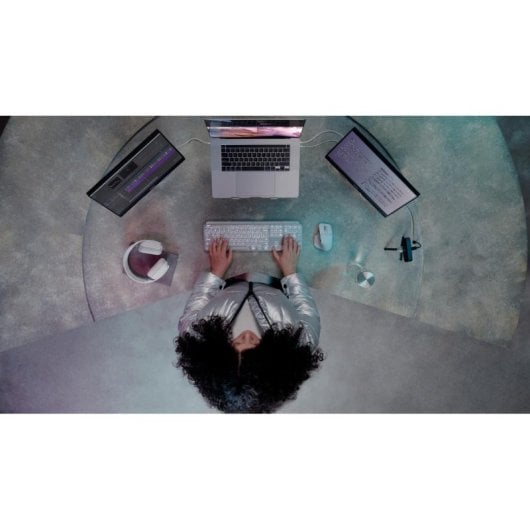 Teclado de tesoura Logitech MX Keys S Layout PT retroiluminado sem fios