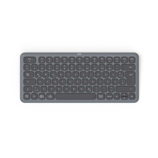 Teclado scissor HAMA WK-500 Layout DE Wireless Bluetooth compacto multimédia