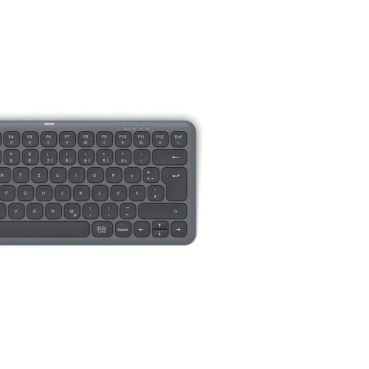 Teclado scissor HAMA WK-500 Layout DE Wireless Bluetooth compacto multimédia