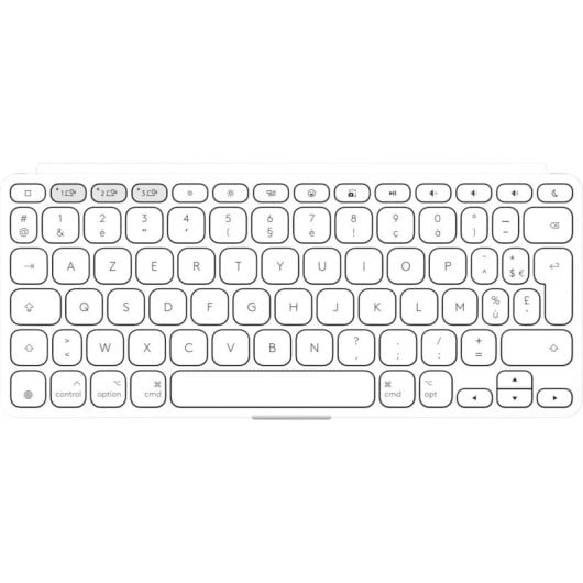 Teclado tipo tijera Logitech Keys-To-Go 2 AZERTY Francés inalámbrico multitarea