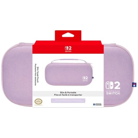 Hori NSX-120E Estojo de Transporte Acolchoado para SWITCH 2 Lavanda