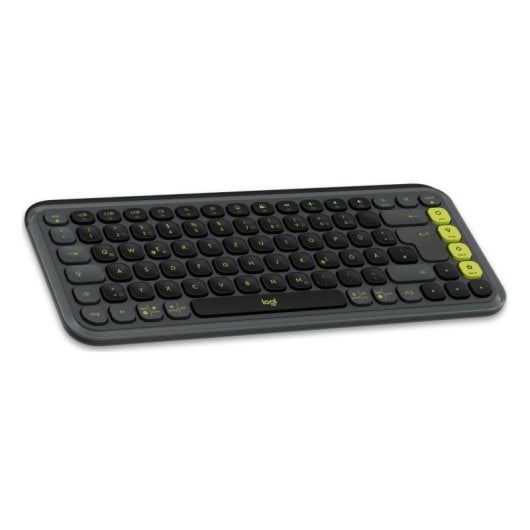 Teclado de membrana Logitech POP Icon Combo Layout DE Bluetooth com rato grafite
