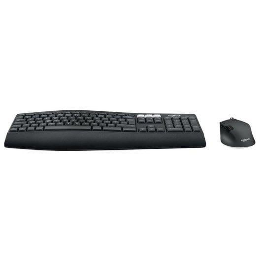 Teclado de membrana Logitech MK850 Layout BE AZERTY com rato sem fios ergonómico