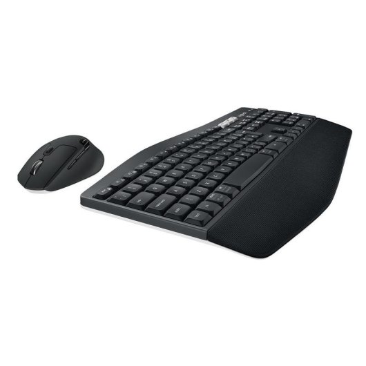 Teclado de membrana Logitech MK850 Layout BE AZERTY com rato sem fios ergonómico