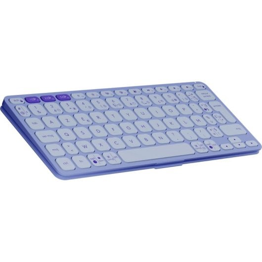 Teclado inalámbrico Logitech Keys-To-Go 2 AZERTY Francés mini lila Bluetooth