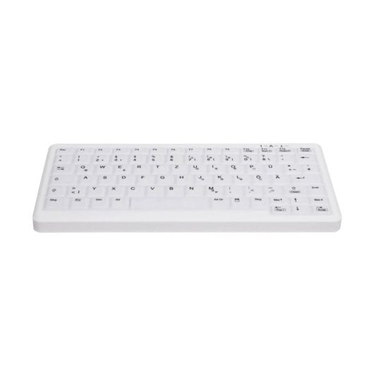 Teclado standard CHERRY AK-C4110 Layout DE QWERTZ antimikrobiell TKL USB weiß
