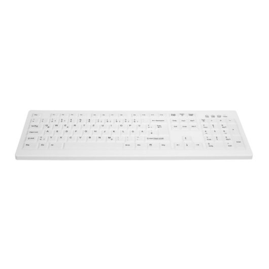 Tastatur Membran CHERRY AK-C8100F-UVS-W/GE Deutsch Wasserdicht Medizinisch USB