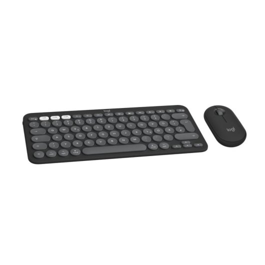Teclado de Tesoura Logitech 920-012208 Layout DE Wireless com rato incluído