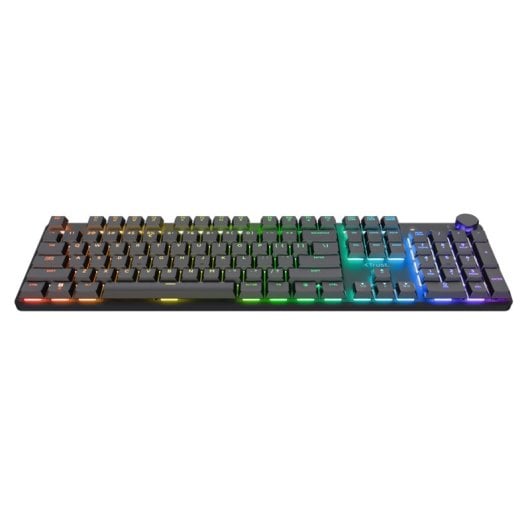 Teclado mecânico Trust GXT 868 TORIX layout DE retroiluminado RGB sem fios