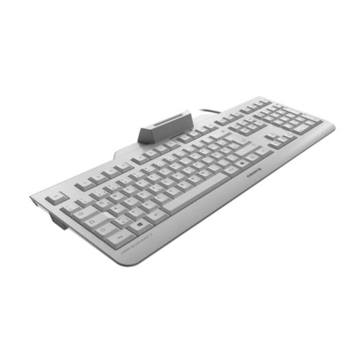 Tastatur mechanisch CHERRY JK-A0400FR-0 Layout FR Weiß Kabelgebunden