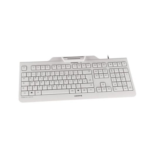 Tastatur Membran CHERRY KC 1000 SC AZERTY Belgisch weiß Smartcard