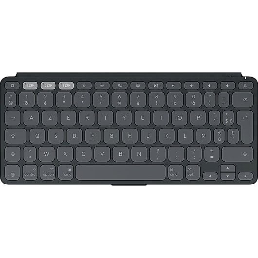 Teclado tijera Logitech Keys-To-Go 2 AZERTY FR Bluetooth grafito multidispositivo