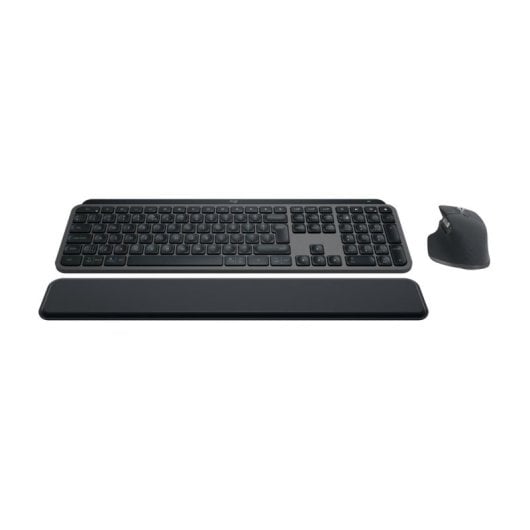 Tastatur Scissor Logitech Master 920-011614 QWERTY DE Bluetooth LED Grafit mit Maus