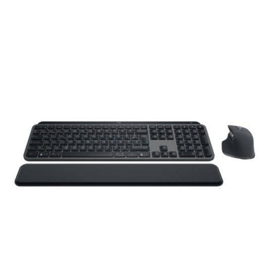Tastatur Scissor Logitech Master 920-011614 QWERTY DE Bluetooth LED Grafit mit Maus