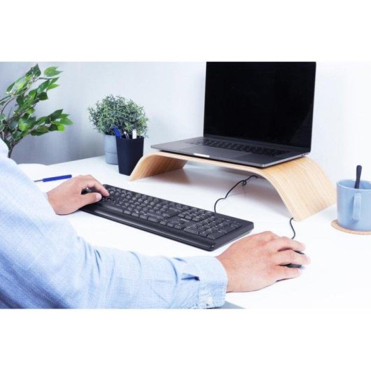 Teclado Trust Primo de membrana completo DE com rato USB ambidestro