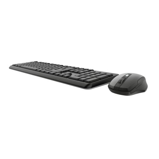 Teclado de membrana Trust ODY Layout DE com rato sem fios resistente a salpicos
