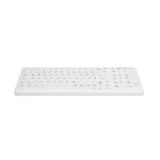 Clavier à ciseaux CHERRY AK-C7000 Layout DE sans fil et filaire médical blanc
