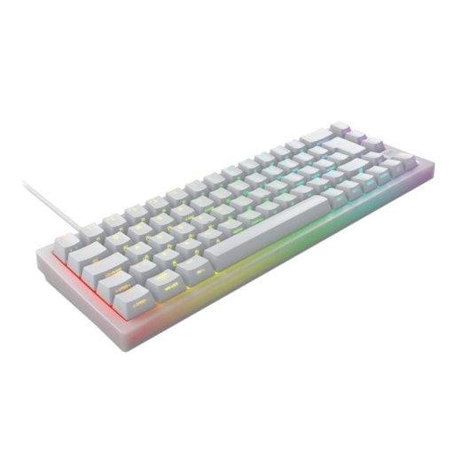 Tastatur mechanisch CHERRY K5V2 Compact QWERTZ Deutsch RGB weiß