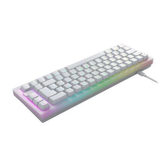 Tastatur mechanisch CHERRY K5V2 Compact QWERTZ Deutsch RGB weiß