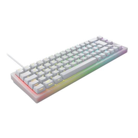 Tastatur mechanisch CHERRY K5V2 Compact QWERTZ Deutsch RGB weiß