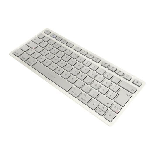 Tastatur Scissor Cherry KW 7100 Mini BT Layout DE Wireless QWERTZ Mac Mehrfachverbindung Weiß