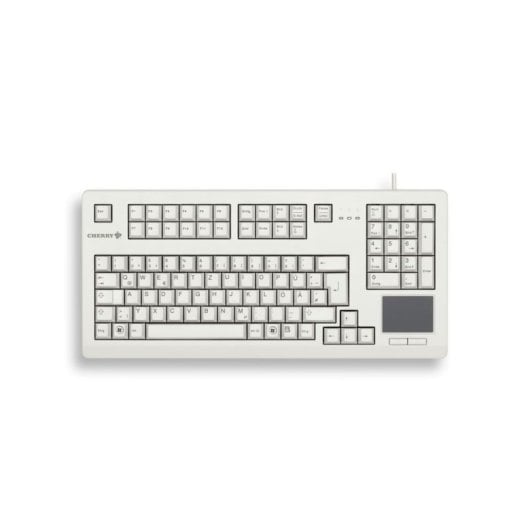 Tastatur mechanisch CHERRY TouchBoard G80-1190 Layout DE QWERTZ Touchpad Grau