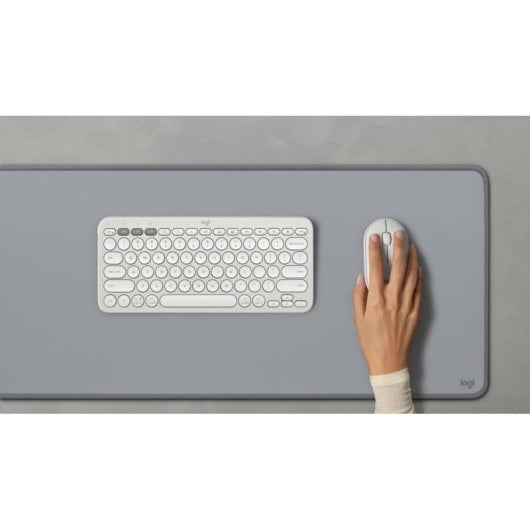 Teclado scissor LOGITECH Pebble 2 Combo Layout US sem fios rato incluído branco