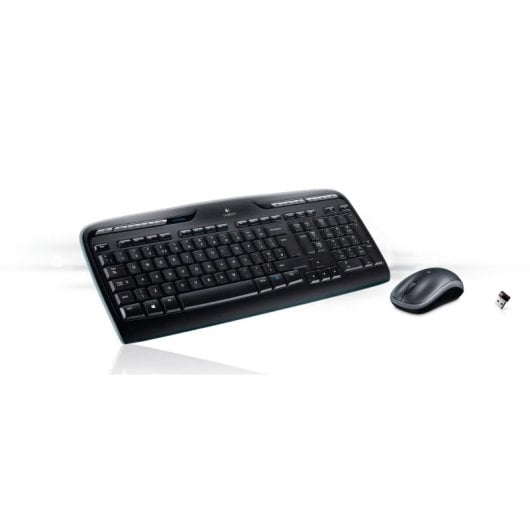 Teclado de membrana Logitech Wireless Combo MK330 Layout DE com rato incluído