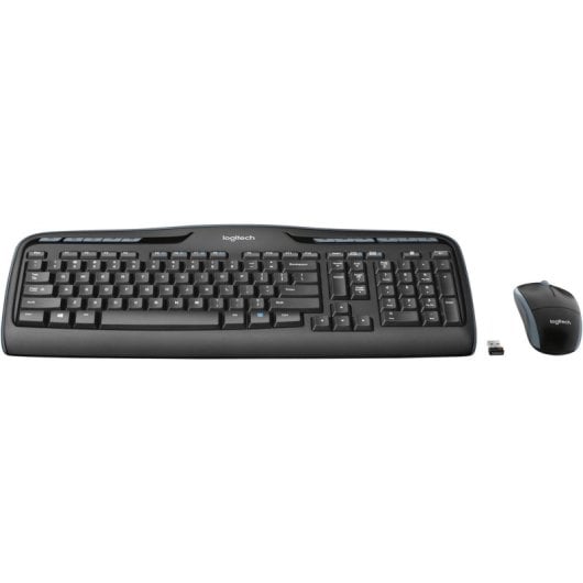 Teclado de membrana Logitech Wireless Combo MK330 Layout DE com rato incluído