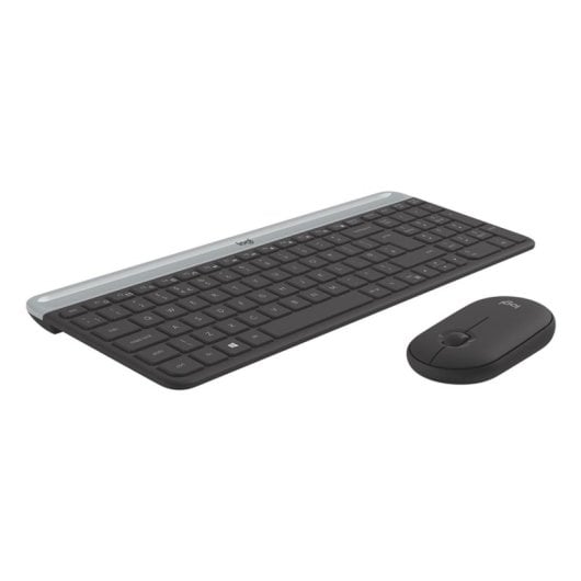 Teclado inalámbrico Logitech Slim MK470 Layout UK con ratón incluido