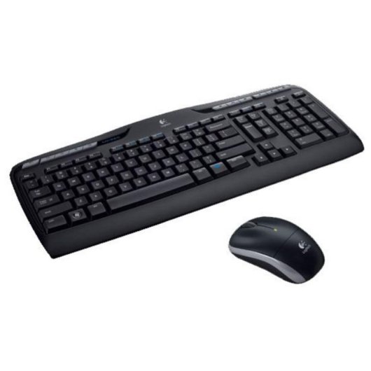 Clavier membrane Logitech MK330 Sans Fil QWERTZ Pack Souris Inclus