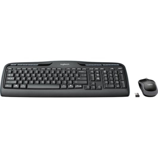 Clavier membrane Logitech MK330 Sans Fil QWERTZ Pack Souris Inclus