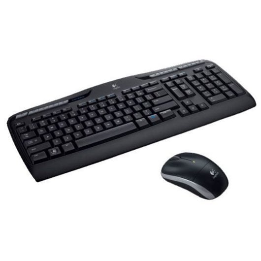 Clavier membrane Logitech MK330 Sans Fil QWERTZ Pack Souris Inclus
