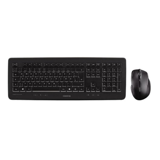 Tastatur Membran CHERRY DW 5100 Layout DE Wireless Maus inklusive