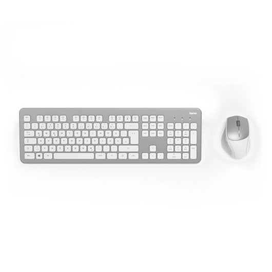 Teclado de membrana HAMA KMW-700 Layout DE sem fio com rato incluído