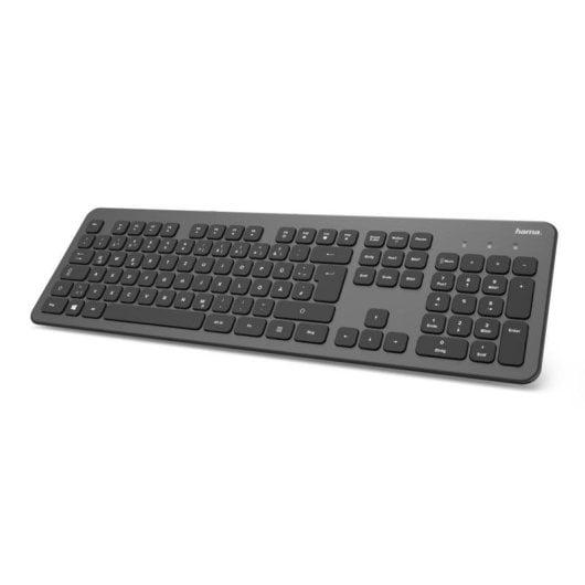 Teclado de membrana HAMA KW-700 Layout DE sem fios tamanho completo