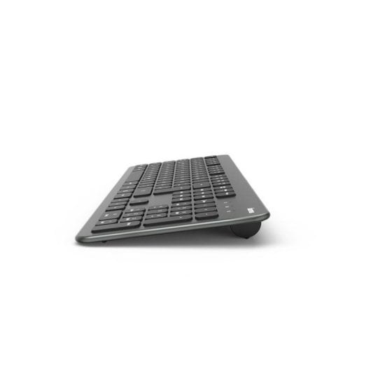 Teclado de membrana HAMA KW-700 Layout DE sem fios tamanho completo