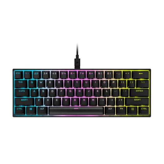 Tastiera meccanica Corsair K65 RGB MINI Layout DE retroilluminata
