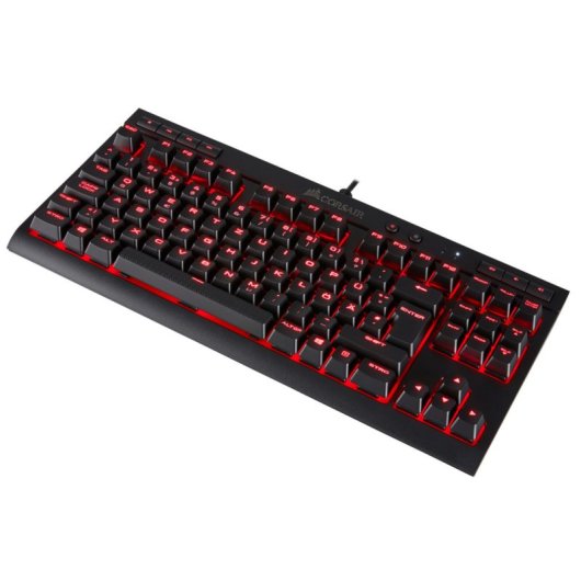 Clavier mécanique Corsair K63 Layout DE rétroéclairé LED Rouge gaming