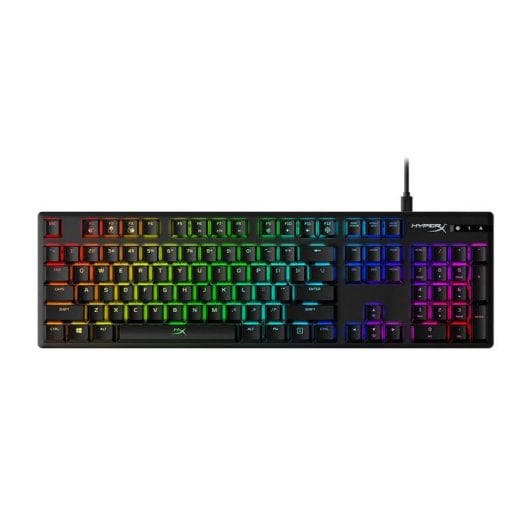 Teclado mecánico HyperX Alloy Origins Layout DE RGB cable desmontable