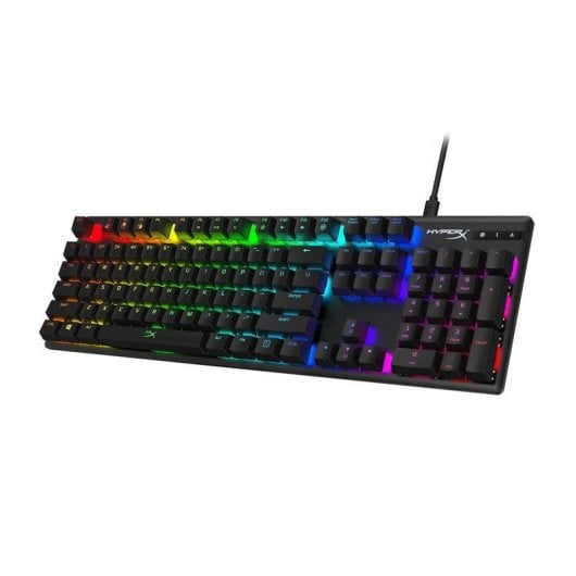 Teclado mecánico HyperX Alloy Origins Layout DE RGB cable desmontable