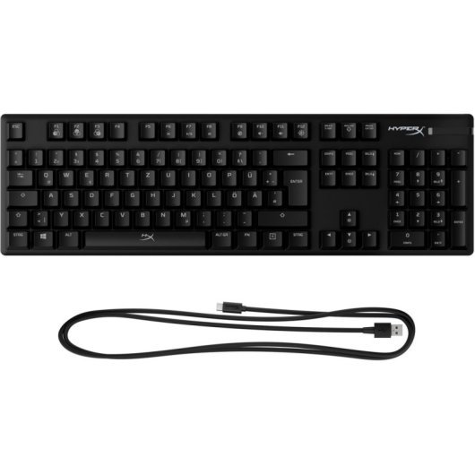 Teclado mecánico HyperX Alloy Origins Layout DE RGB cable desmontable
