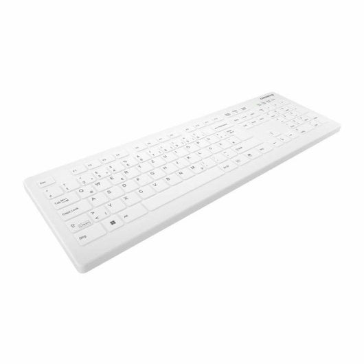 Tastatur Scherenmechanik CHERRY AK-C8112 QWERTZ Layout medizinisch kabellos weiß
