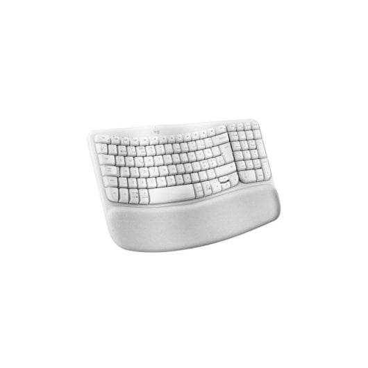 Tastatur Membran Logitech 920-012299 QWERTY Nordic Wireless Weiß ergonomisch