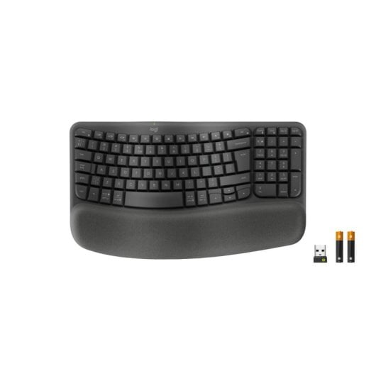 Teclado de membrana Logitech ERGO 920-012334 Layout US Comfort ergonómico sem fios