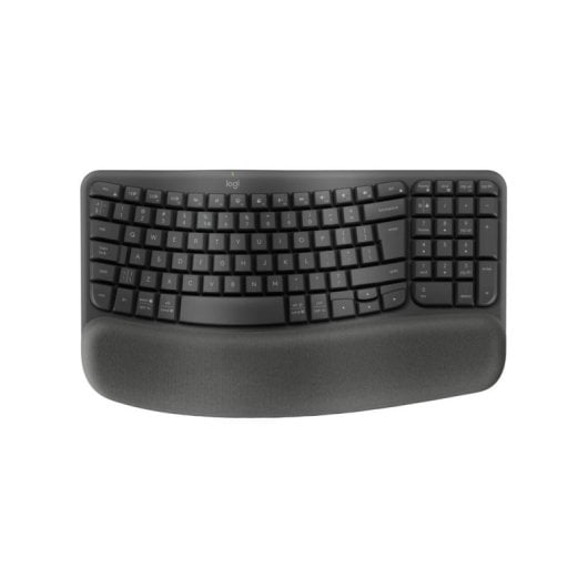 Teclado de membrana Logitech ERGO 920-012334 Layout US Comfort ergonómico sem fios