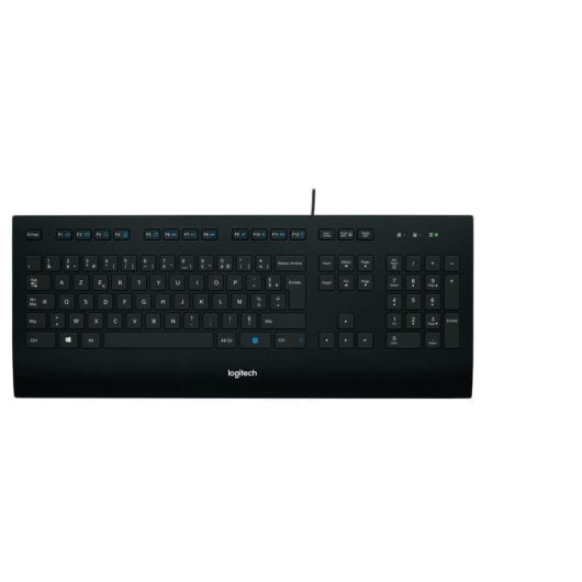 Tastatur Membran Logitech K280E Pro AZERTY FR Handballenauflage kabelgebunden