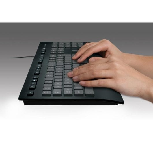 Tastatur Membran Logitech K280E Pro AZERTY FR Handballenauflage kabelgebunden