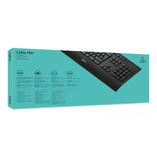 Tastatur Membran Logitech K280E Pro AZERTY FR Handballenauflage kabelgebunden